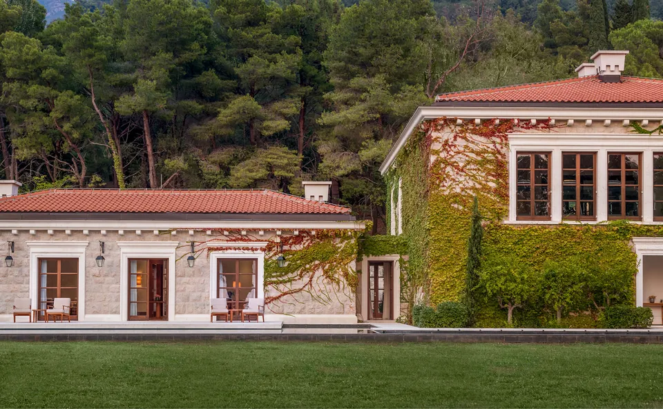 Wellness pavilion exterior